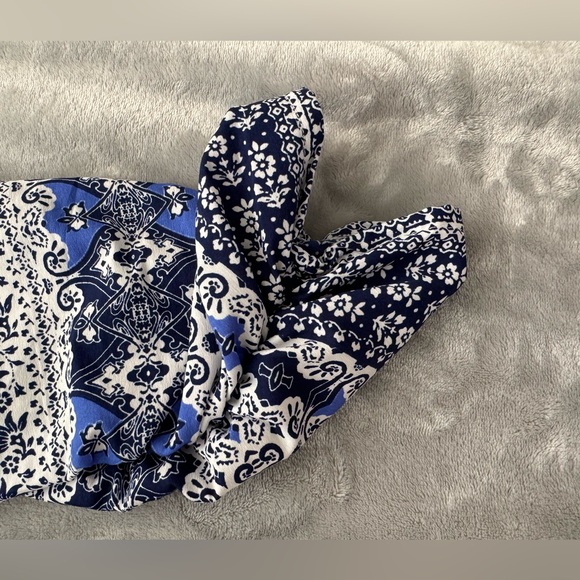 Design Lab Lord & Taylor Flowy Boho Soft Pants - Picture 5 of 7